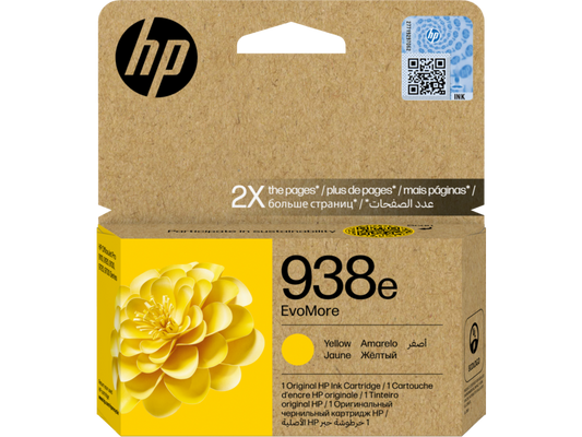 HP 938e EvoMore Yellow Original Ink Cartridge - Ink Cartridge - HP - Consumables - Guards On Duty Shop & Security Guards