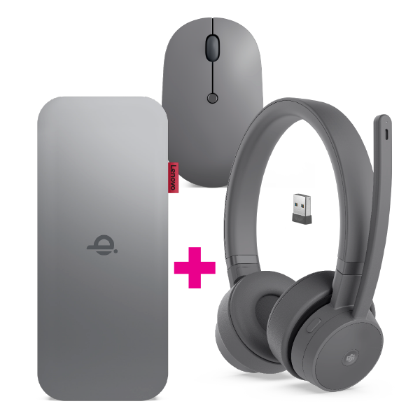 Lenovo Go Wired ANC Headset + Wireless Mobile Power Bank + Wireless Mouse Bundle - Accessories - Lenovo - Accessories - Guards On Duty Shop & Security Guards