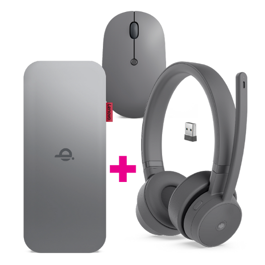Lenovo Go Wired ANC Headset + Wireless Mobile Power Bank + Wireless Mouse Bundle - Accessories - Lenovo - Accessories - Guards On Duty Shop & Security Guards