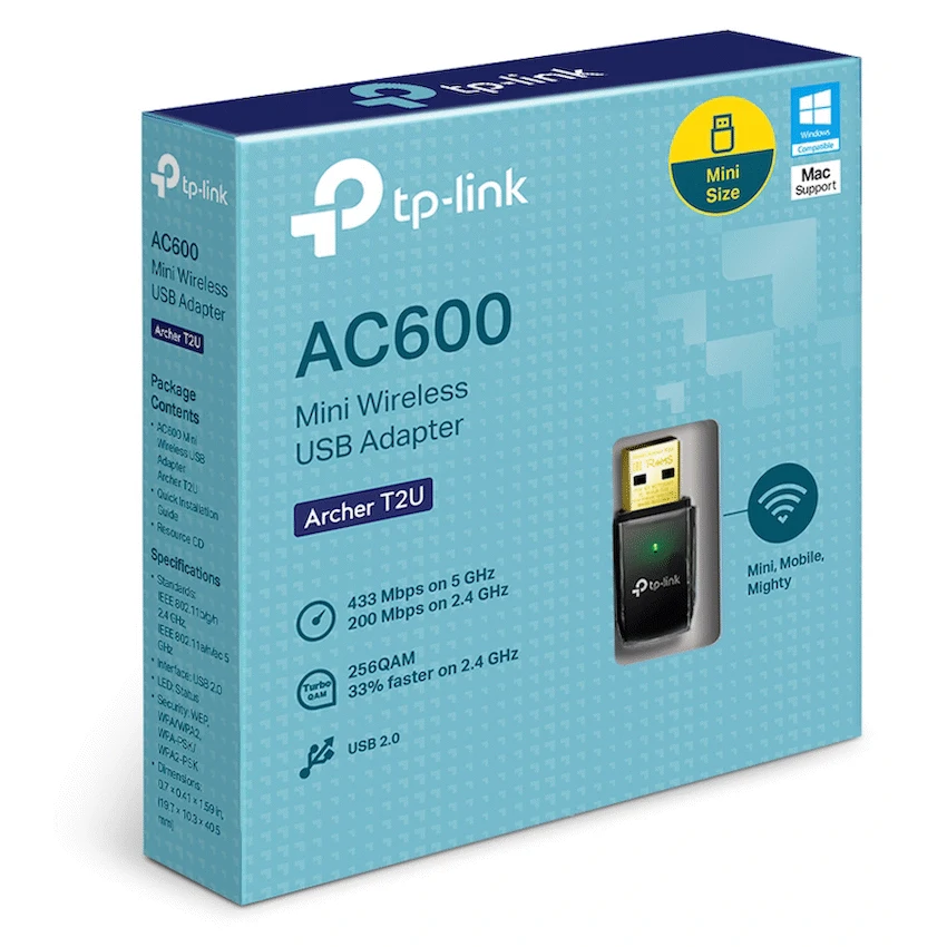 Archer T2U AC600 Wi-Fi USB Adapter