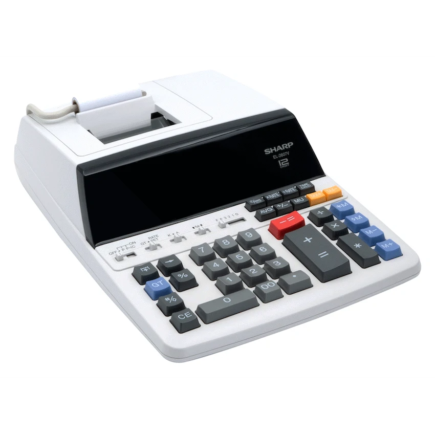 Sharp EL-2607V Premium Fast Printer Calculator AC Powered - Guards On Duty Shop & Security Guards