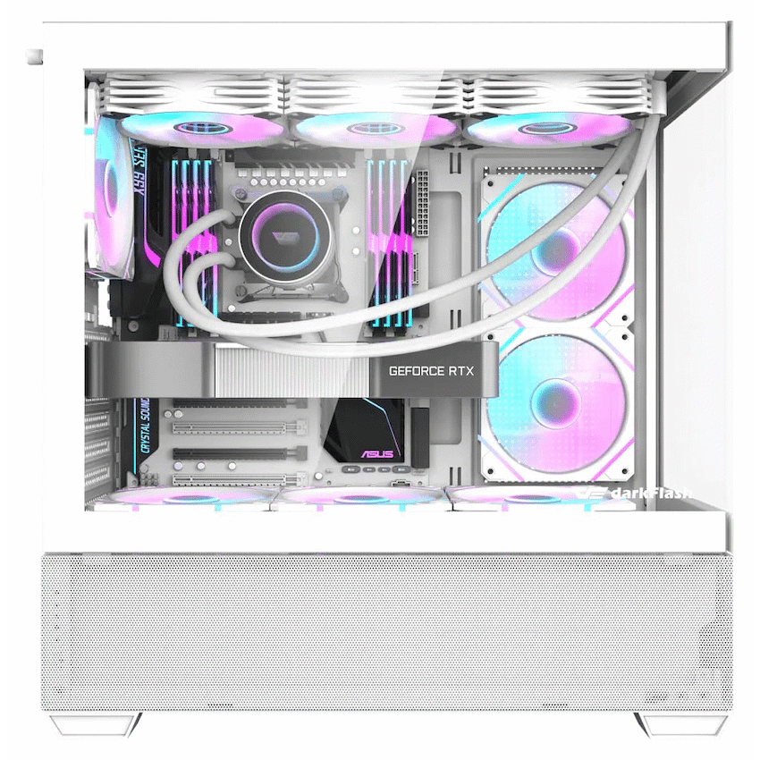 darkFlash DS900 AIR Computer Case - White - Guards On Duty Shop & Security Guards