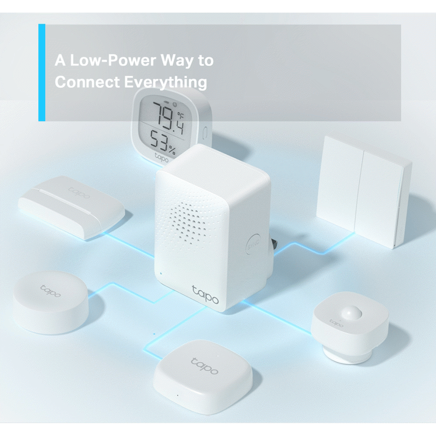 Tapo TP-Link Tapo H100 Smart Wi-Fi 868mhz Hub with Chime
