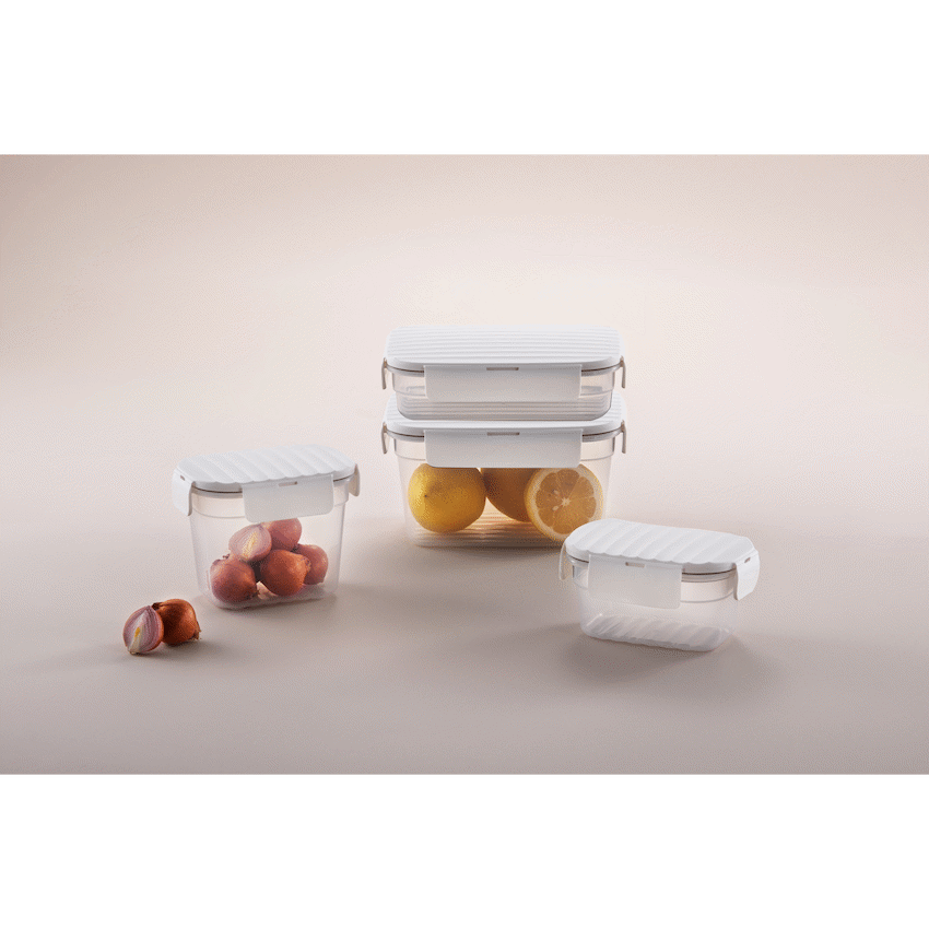 LocknLock Wave container 570ml white ( Order in Qty of 8)