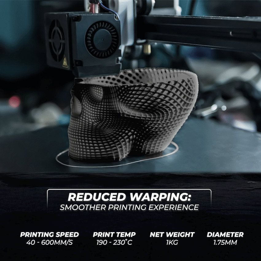 Creality Hyper PLA High-Speed Black Filament 1kg