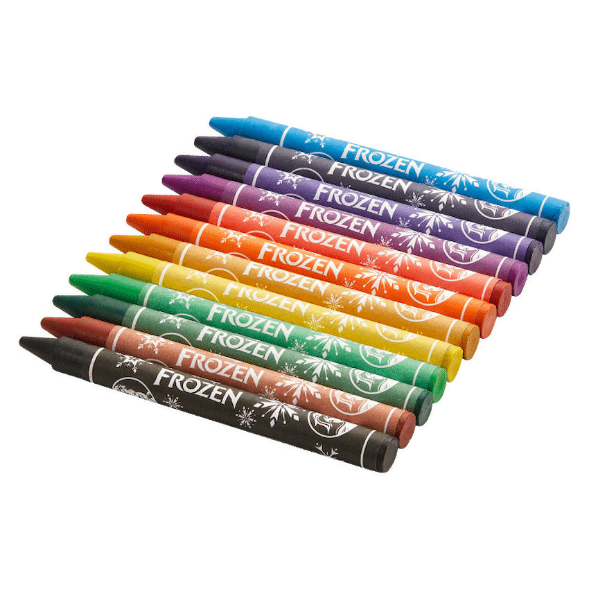 Frozen 12 Wax Crayons Multi - Guards On Duty Shop & Security Guards