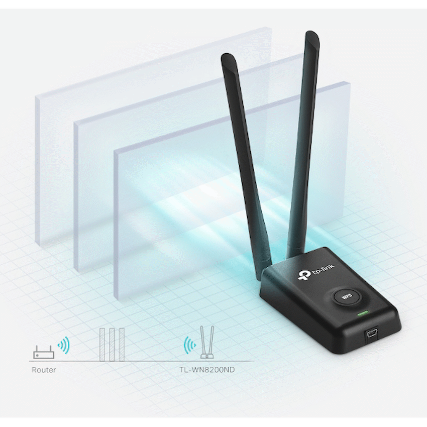 TL-WN8200ND 300Mbps High-Power Wireless USB Adapter