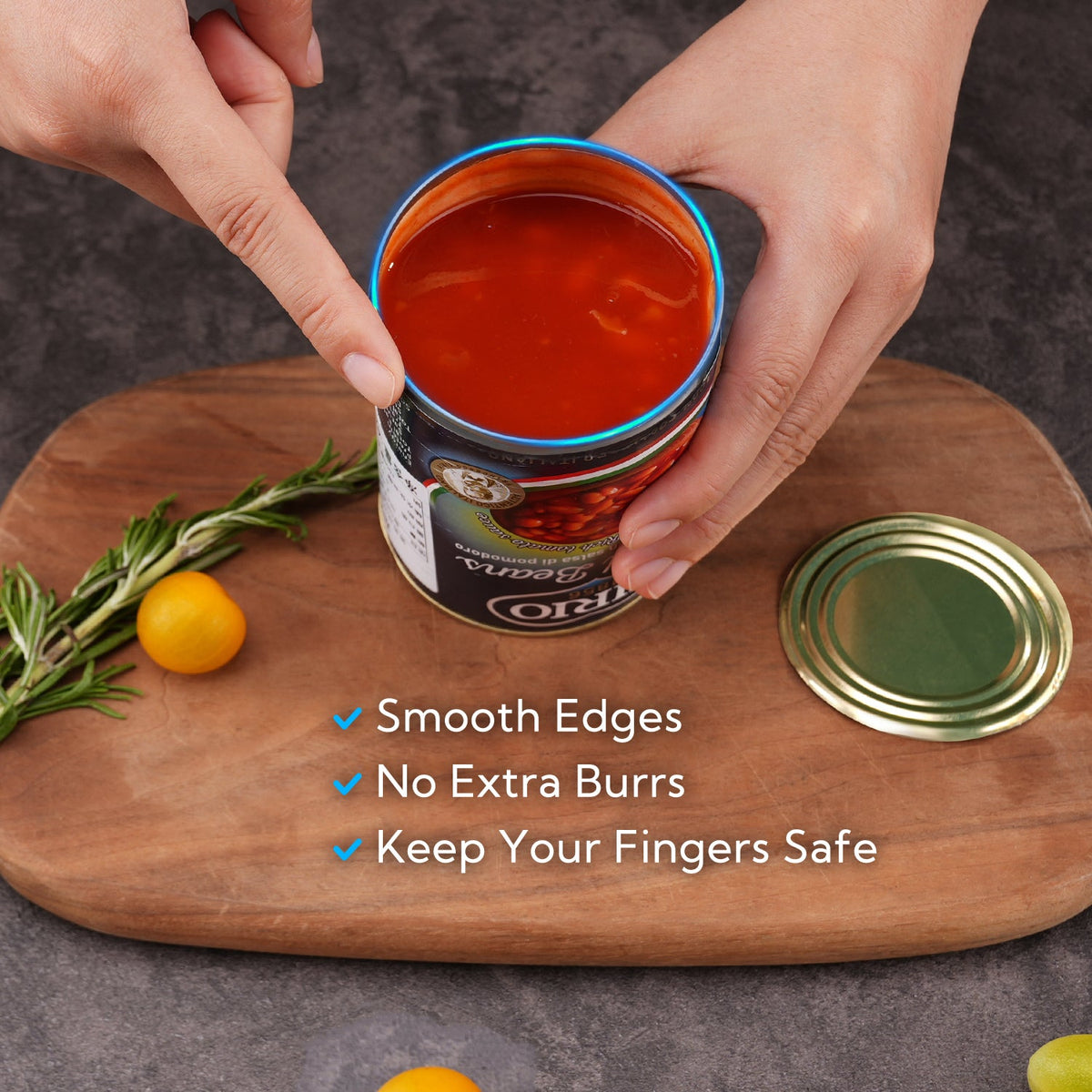 KitchenDao Magnetic Can Opener - Black