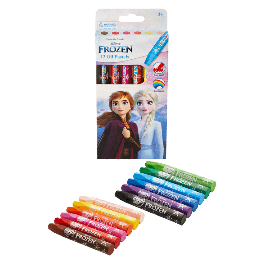Frozen 12 Oil Pastels Multi - Guards On Duty Shop & Security Guards