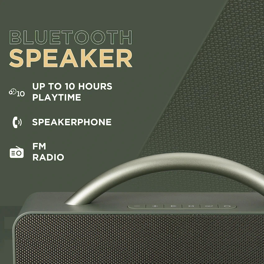 VolkanoX VXS200 Portable Bluetooth Speaker - Green