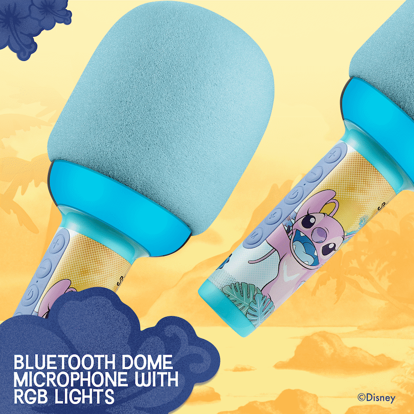 Disney Stitch Bluetooth Dome Microphone with RGB Lights - Guards On Duty Shop & Security Guards