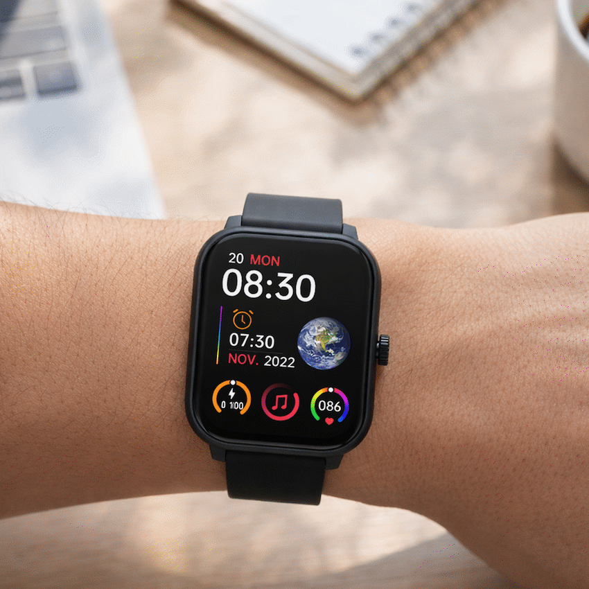 Volkano Stamina Series GPS Smartwatch - Black