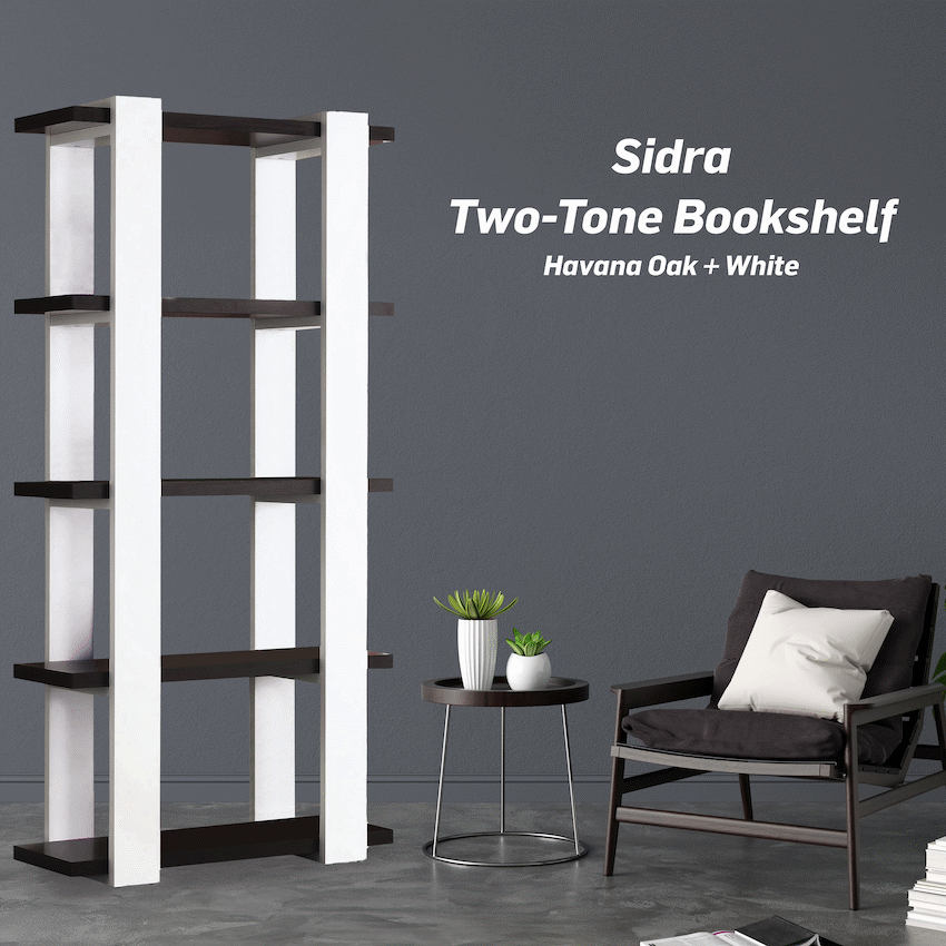 Everfurn Sidra Bookshelf - Guards On Duty Shop & Security Guards