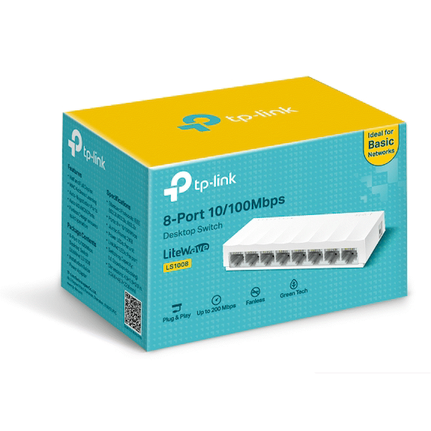 LS1008 8-Port 10/100Mbps Desktop Switch
