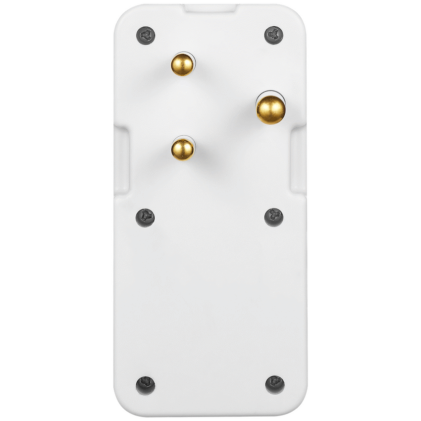 Ellies 3-Way Adaptor - White