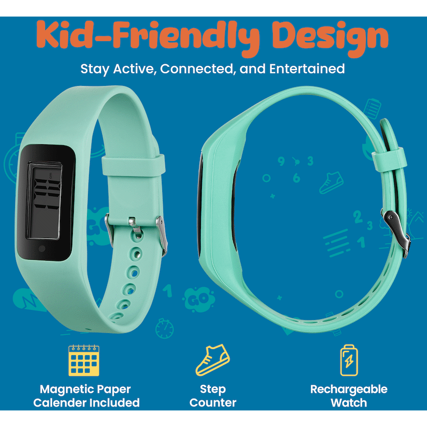 Volkano Step Up Series Activity Watch - Teal