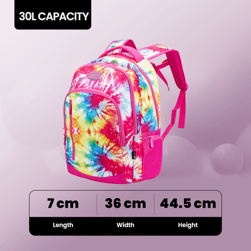 Quest Tie-Dye Scholar 30l Backpack - Pink