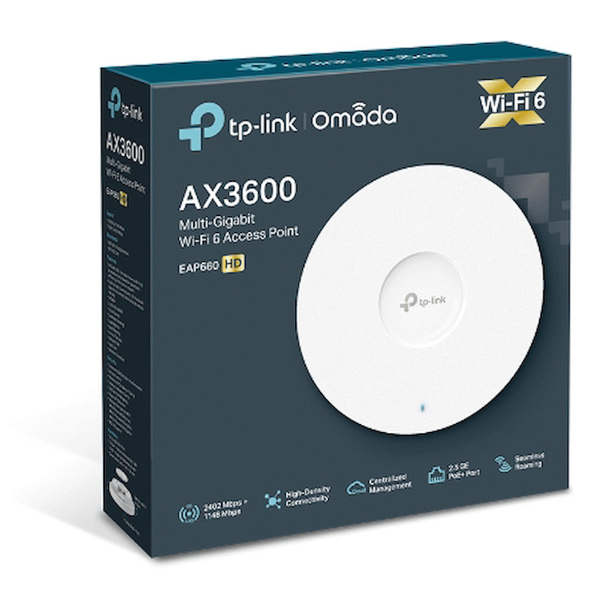 TP-Link EAP660 HD AX3600 Ceiling Mount Wi-Fi 6 Access Point - Guards On Duty Shop & Security Guards