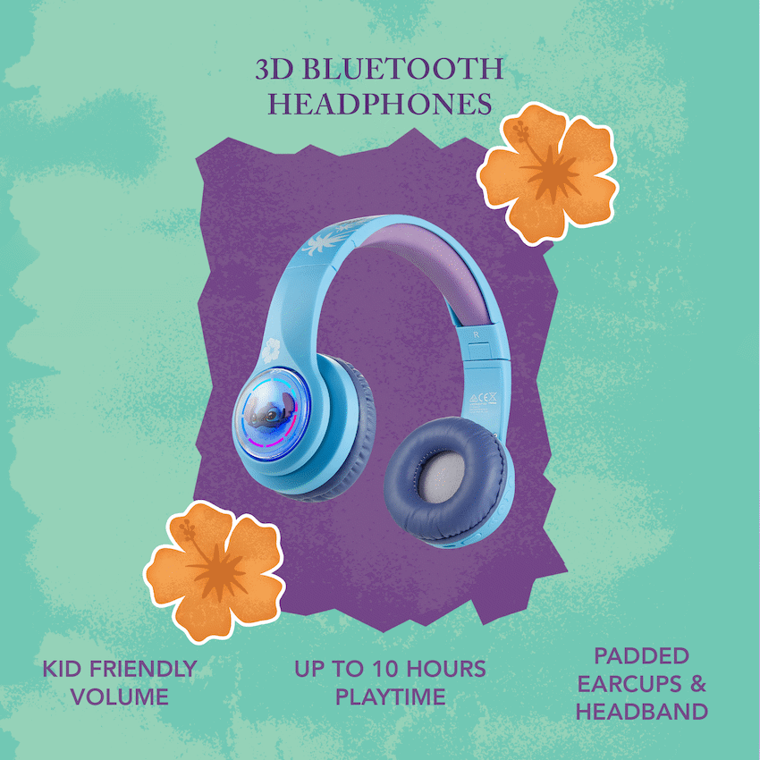 Disney Stitch 3D Bluetooth Headphones - Guards On Duty Shop & Security Guards