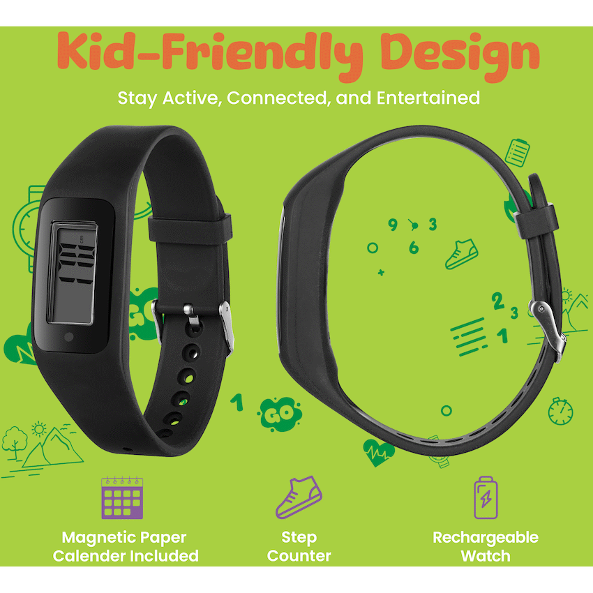 Volkano Step Up Series Activity Watch - Black