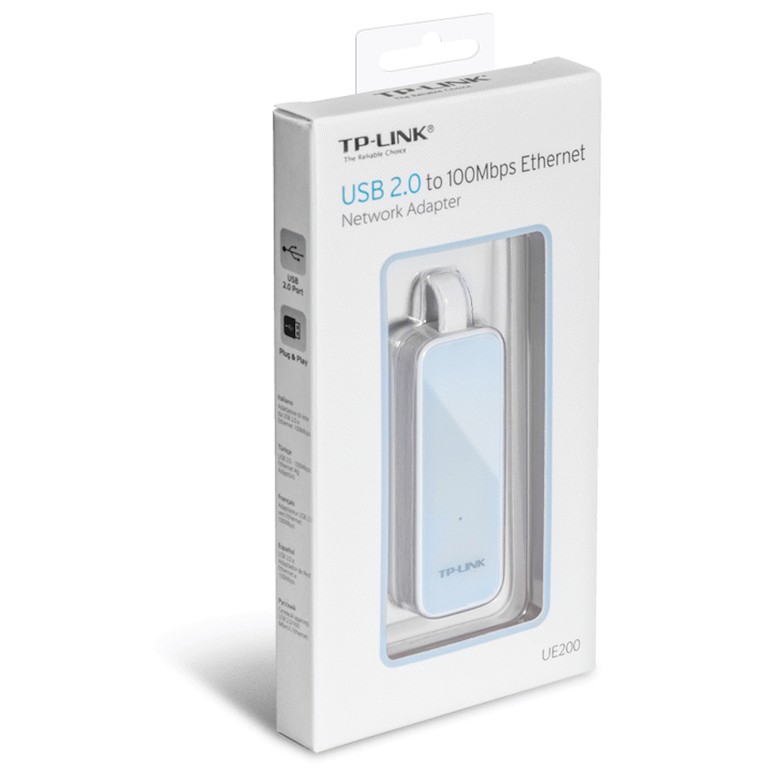 UE200 USB 2.0 to 100Mbps Ethernet Network Adapter