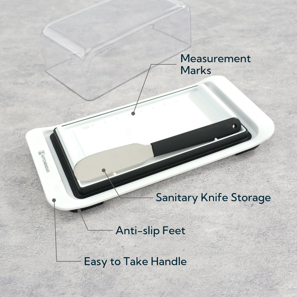 KitchenDao Butter Dish