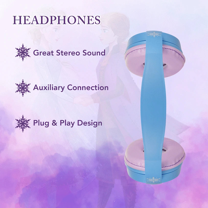 Disney Frozen Auxiliary headphones with 11 Stickers - Guards On Duty Shop & Security Guards
