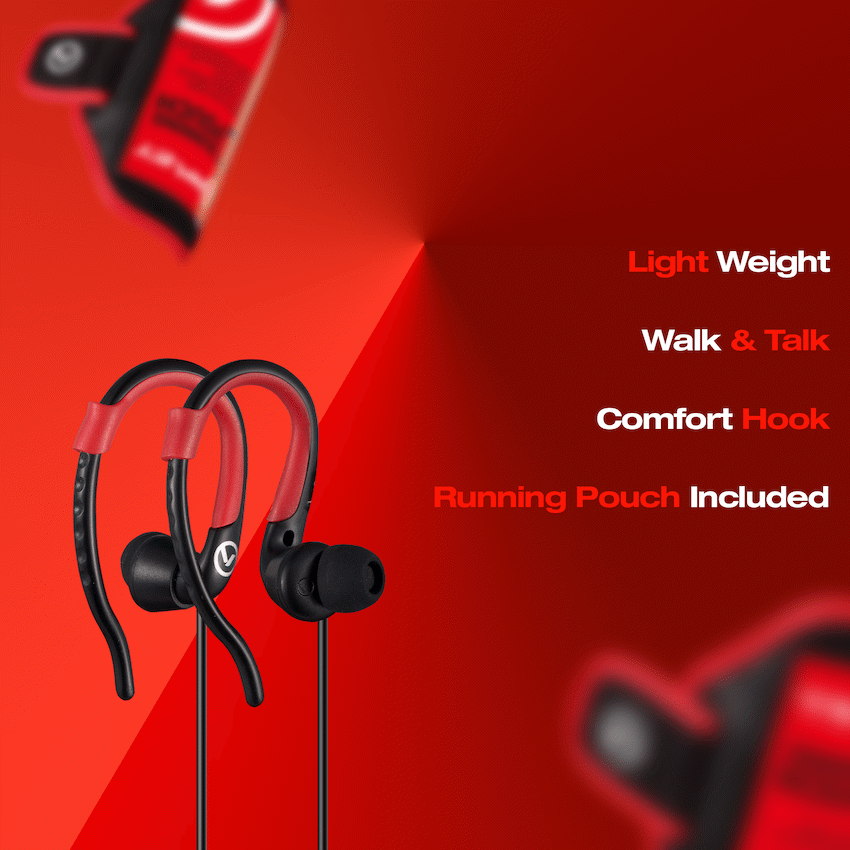 Amplify 2-IN-1 Bundle Jogger series earphones with pouch - Guards On Duty Shop & Security Guards