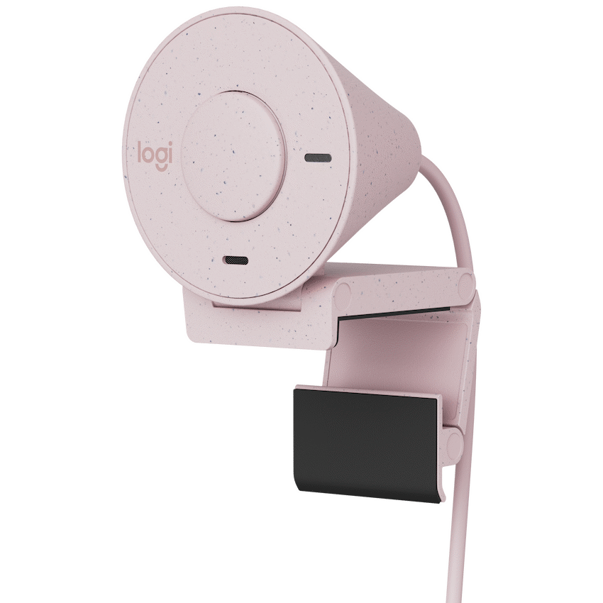 Logitech(R) Brio 300 Full HD Webcam - Rose - Guards On Duty Shop & Security Guards