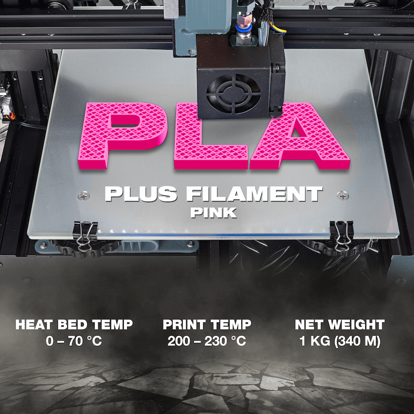 SA Filament Silk PLA Plus Chrome Filament 1kg - Pink
