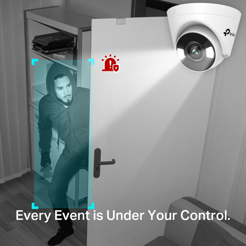 TP-Link Vigi C440-W 4MP 4mm Full-Color Wi-Fi Turret Network Camera