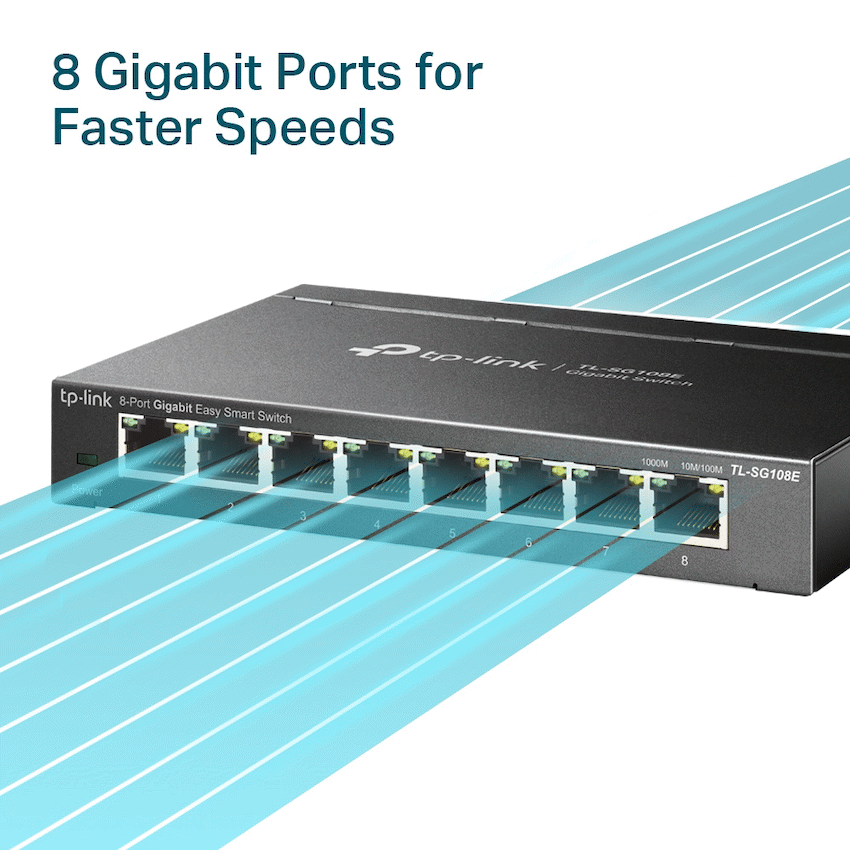 TL-SG108E 8-Port Gigabit Easy Smart Switch
