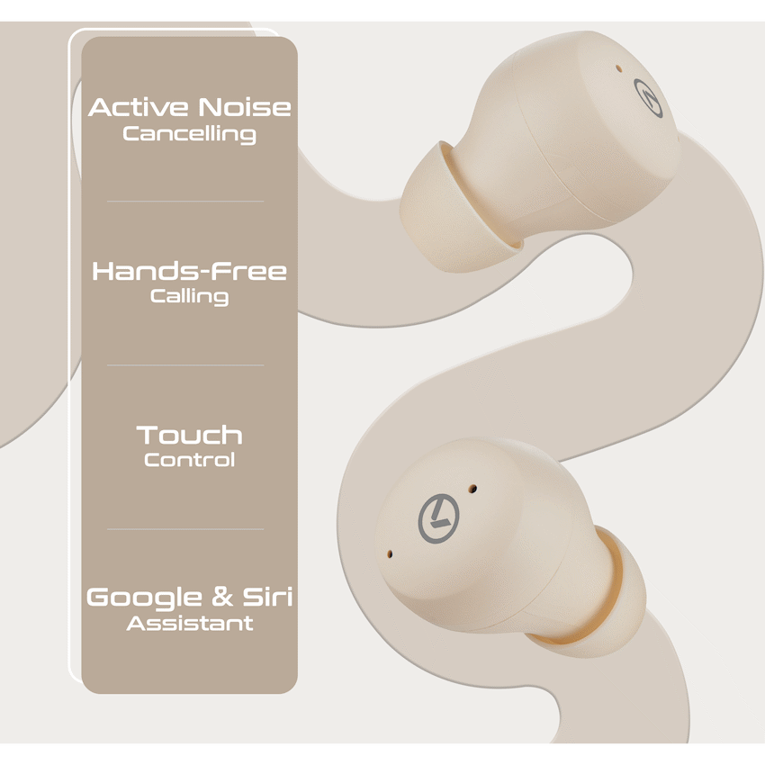 Amplify HushPods - TWS Earphone with ANC - Nude - Guards On Duty Shop & Security Guards