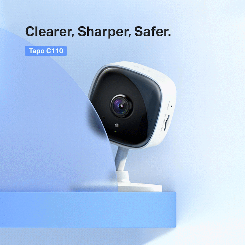 Tapo TP-Link Tapo C110 3MP Home Security Wi-Fi Camera