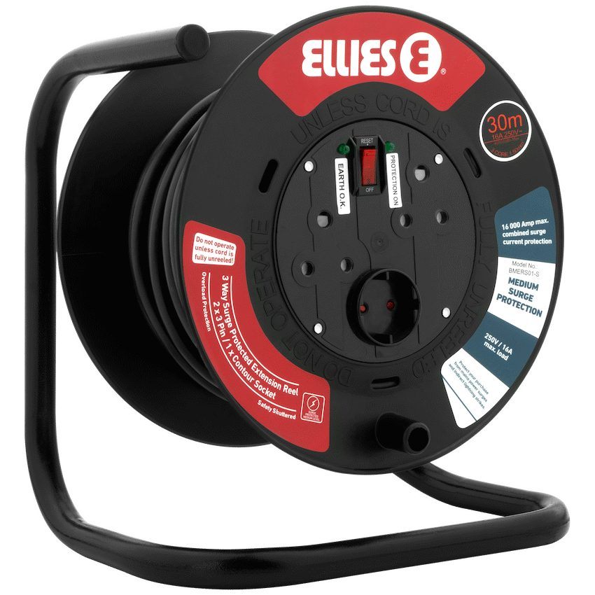 Ellies Heavy Duty Medium Surge Extension Reel-30M