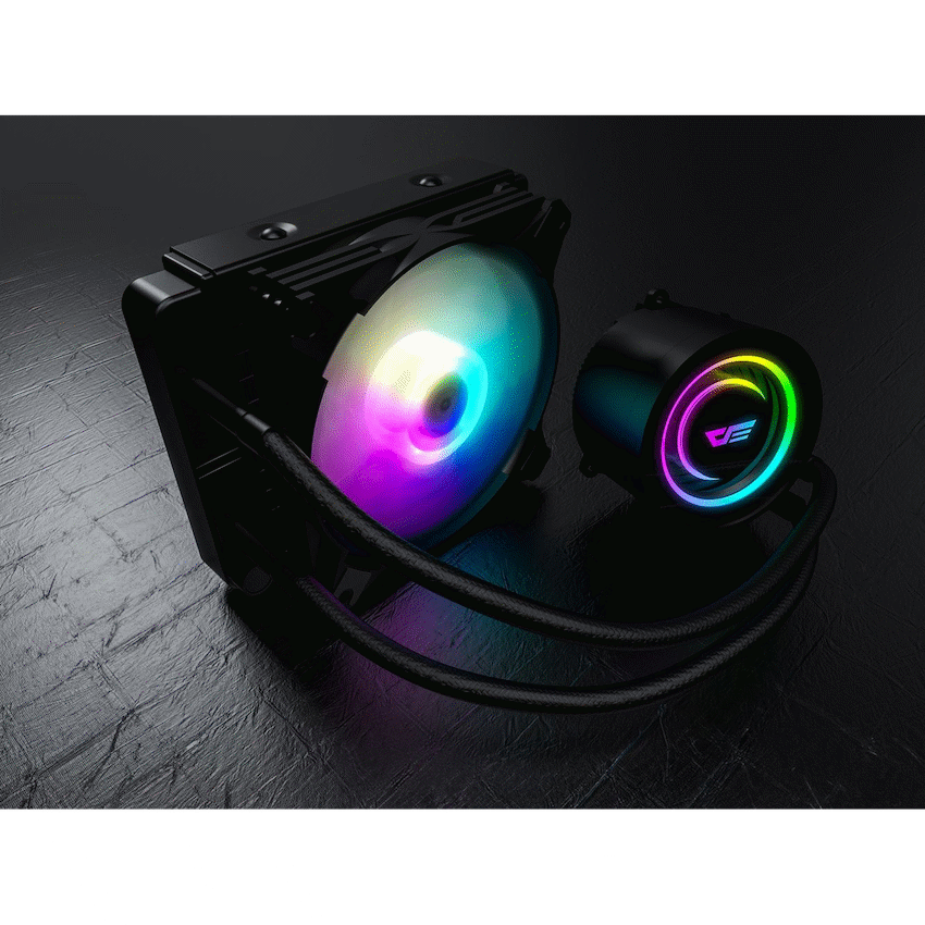 darkFlash DX120 V2.6 Liquid CPU Cooler - Black