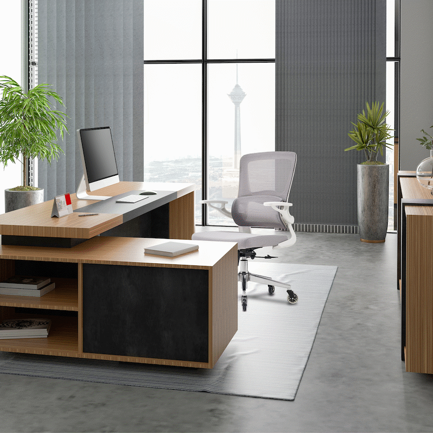Everfurn Dakota Ergo Mid-Back
