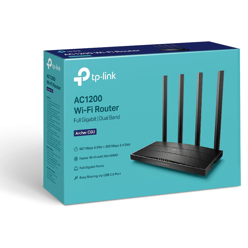 Archer C6U AC1200 MU-MIMO Wi-Fi Router