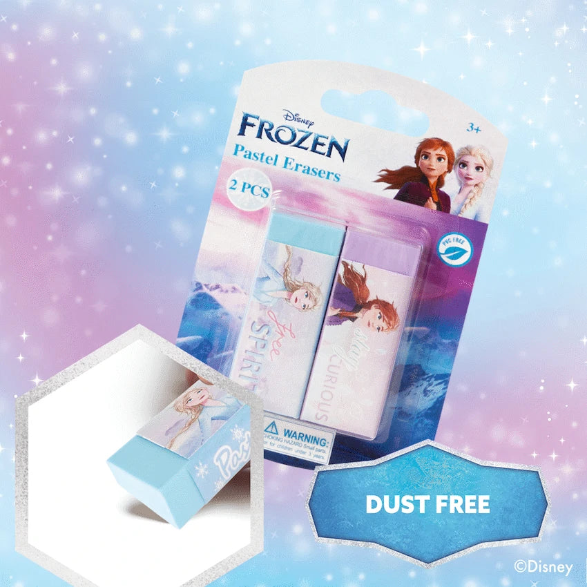 Frozen 2 Pastel Colour Erasers - Multi - Guards On Duty Shop & Security Guards