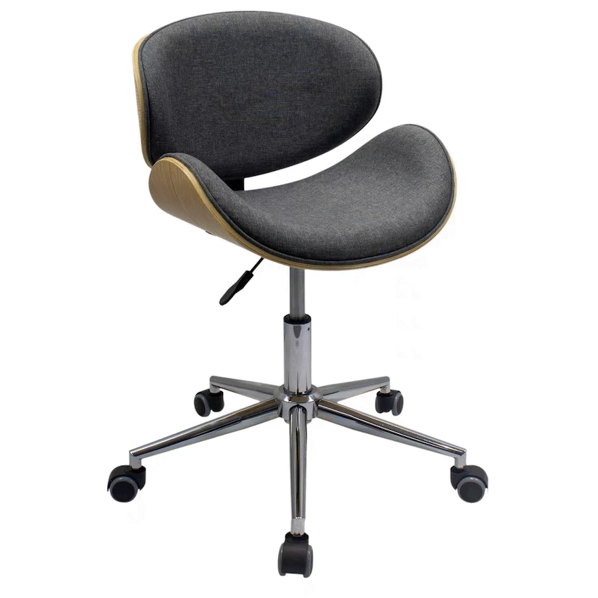 Amos Mid Back Office Chair - Grey