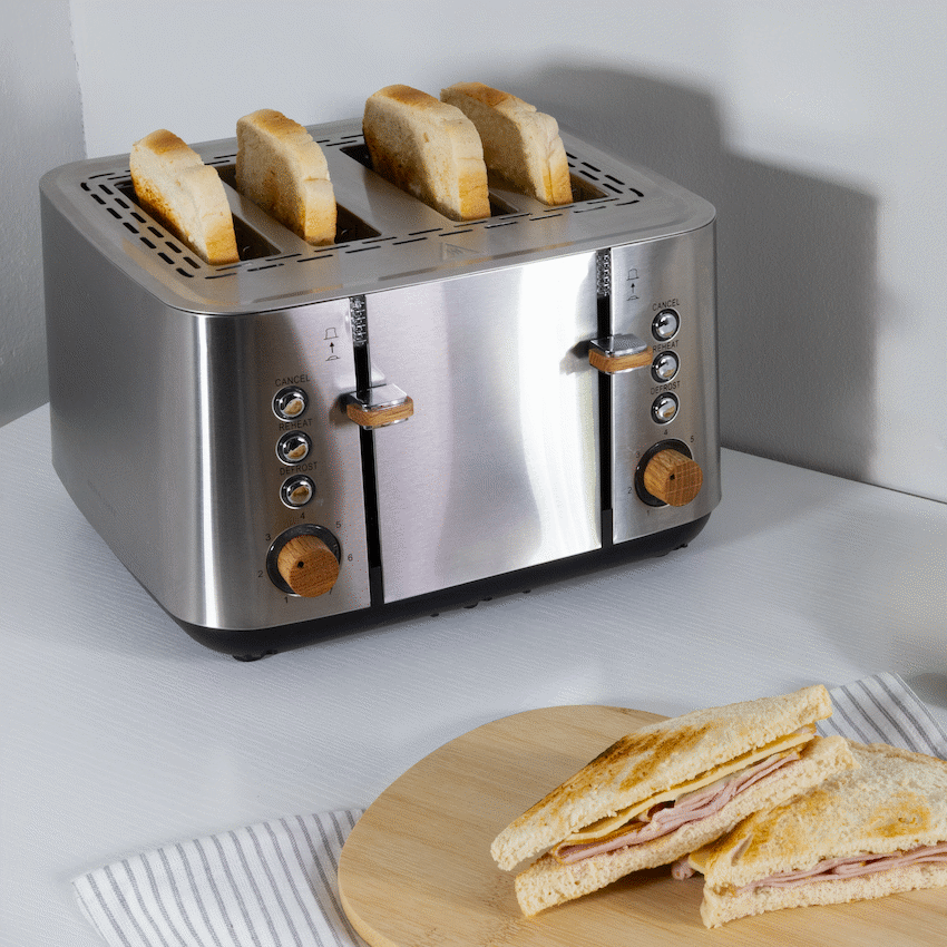 Boden Stark Anson Collection 4-Slice SS Toaster - Guards On Duty Shop & Security Guards