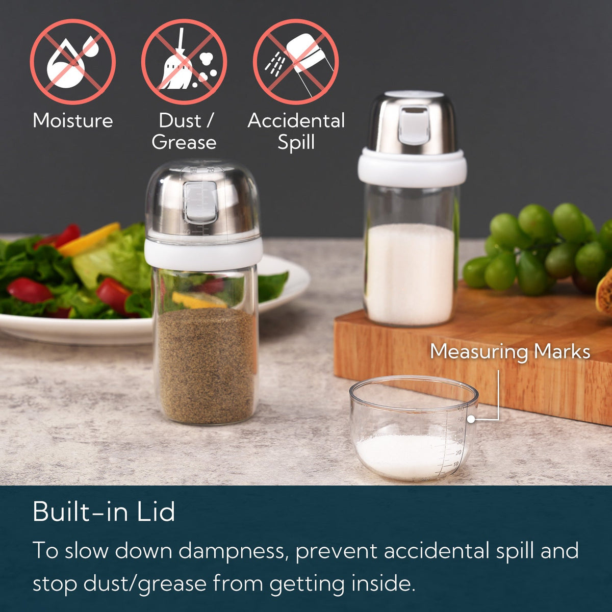 KitchenDao Salt & Pepper Shaker