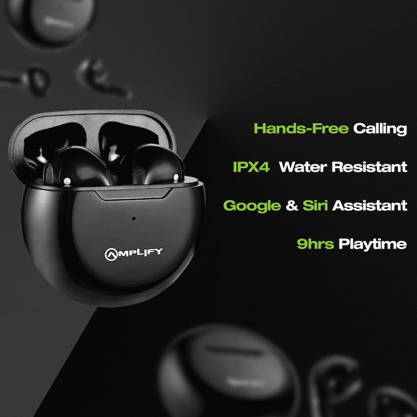 Amplify Astro Series True Wireless Earphones - Black - Guards On Duty Shop & Security Guards