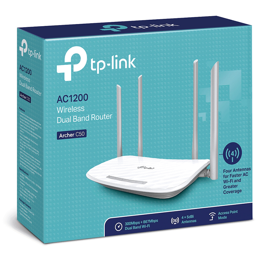 Archer C50 AC1200 Dual-Band Wi-Fi Router