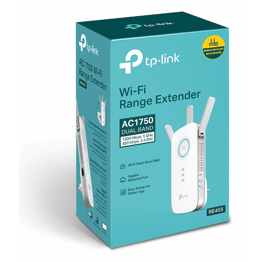 RE455 AC1750 Wi-Fi Range Extender