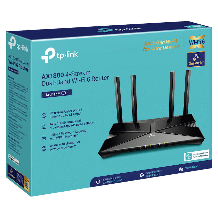 Archer AX1800 Wi-Fi 6 Router