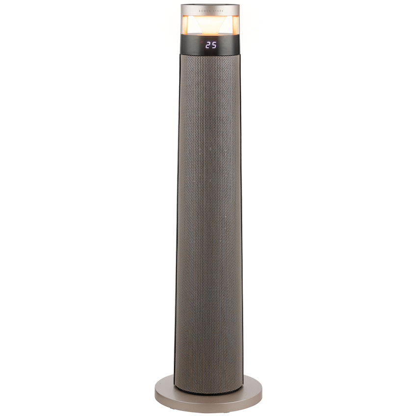 Boden Stark Tower Heater Night Light - Champagne - Guards On Duty Shop & Security Guards