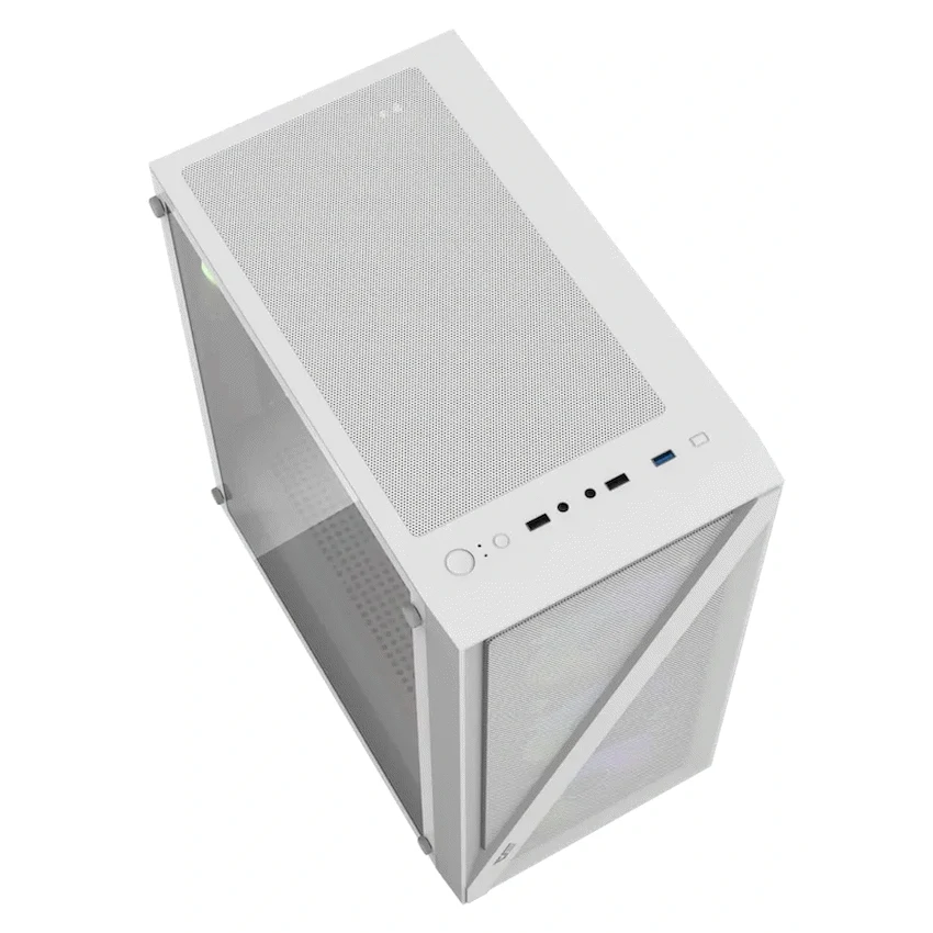 darkFlash Computer Case DK260 Air White (with 4 ARGB Fans) - Guards On Duty Shop & Security Guards