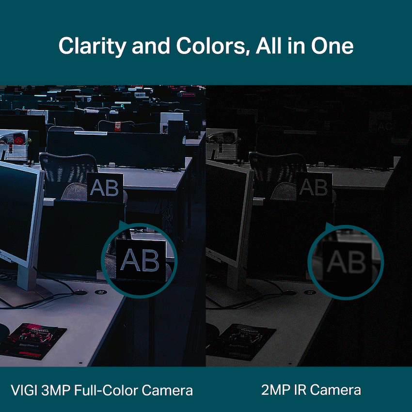 TP-Link Vigi C430 3MP Full-Colour Turret Network Camera 2.8mm