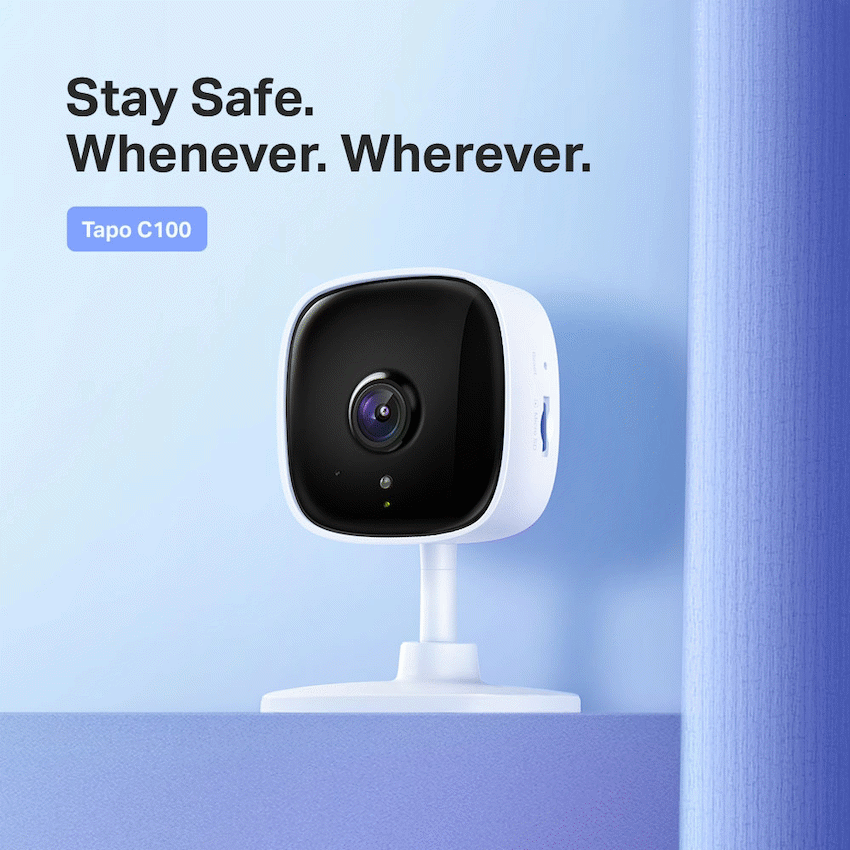 Tapo TP-Link Tapo C100 1080P Home Security Wi-Fi Camera